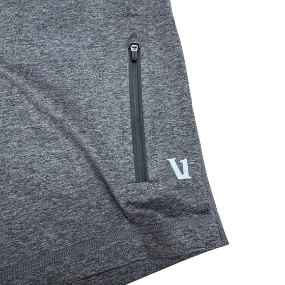 Vuori Sunday Performance Shorts Mens Drawstring Charcoal Heather, Size S NWT - Picture 3 of 8